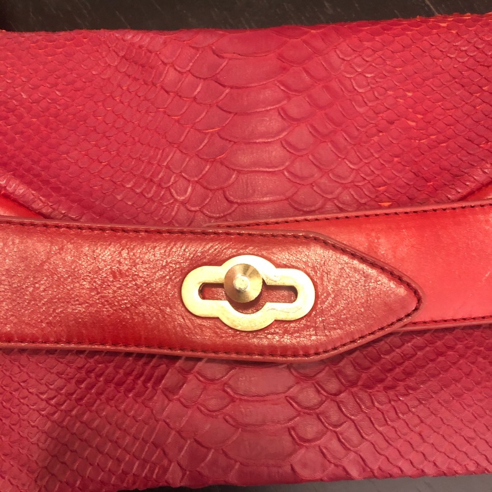 Dvf Crossbody Bag With Python Embellished Leather - image 2